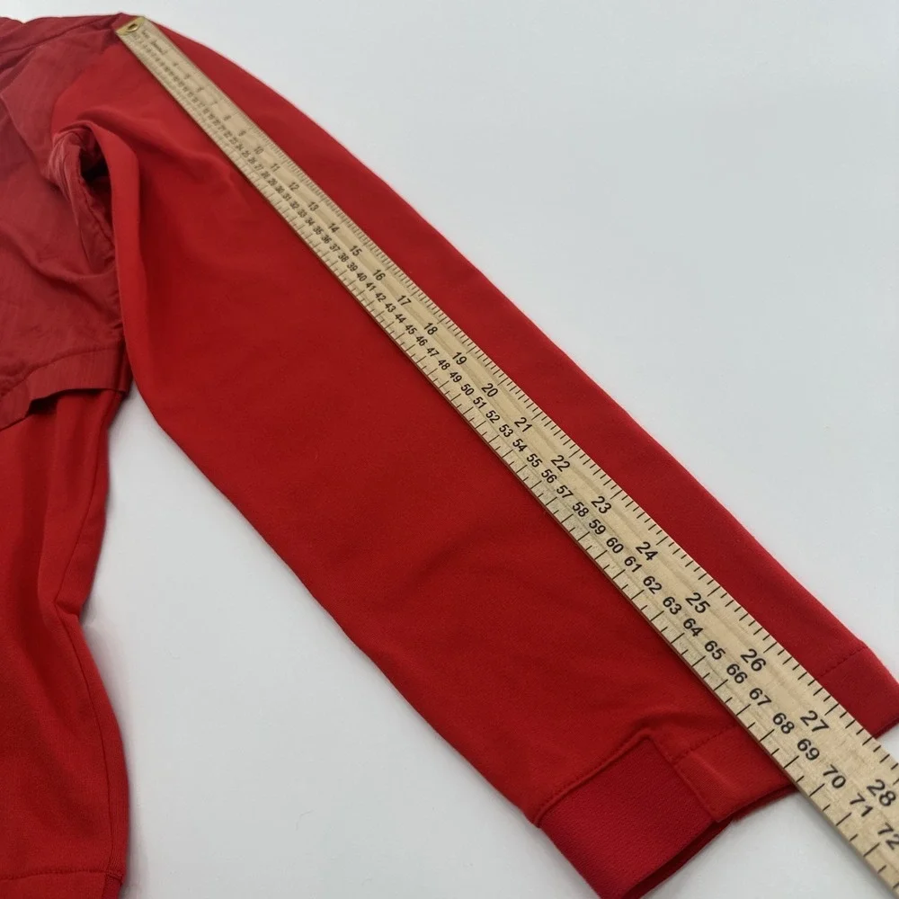Nike Ohio State‎ Buckeyes Windbreaker Rain Jacket Mens Size Medium Red Vented M